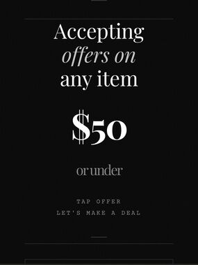 Tap offer or create your own ✅